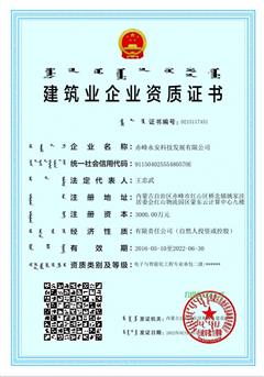 電子與智能化工程專業(yè)承包 貳級(jí)